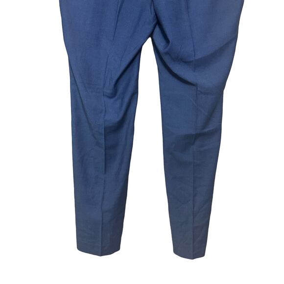 Savile Row Brixton Dress Pants Stretch Fabric Mid Rise Flat Front Blue Men's 38W - Picture 6 of 8